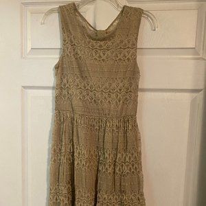 Taupe/Dark Beige Dress